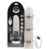 COCK MILLER - DILDO COM VENTOSA, LUZES E VIBRAÇÃO COM CONTROLE REMOTO BRANCO 20,5 CM - Image 2