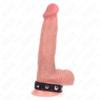 KINK - ANEL DE COURO PARA PÊNIS COM FECHO DE PRESSÃO FORRO VERMELHO 21 X 1,5 CM - Image 4