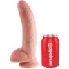 KING COCK - 9 CARNE DE DILDO COM BOLAS 22.9 CM - Image 3