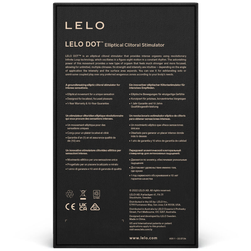 LELO - ESTIMULADOR DE CLITÓRIS DOT - AQUA - Image 3