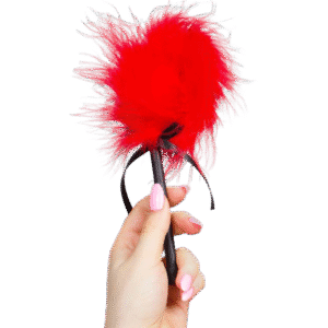 SECRETPLAY - ESPANADOR MARABOU VERMELHO