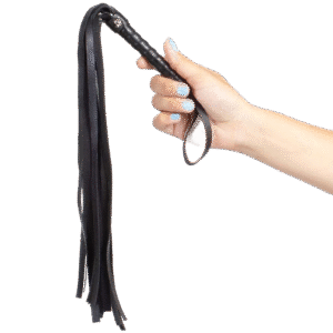 SECRETPLAY - CHICOTE BLACK BONDAGE COLEÇÃO BDSM