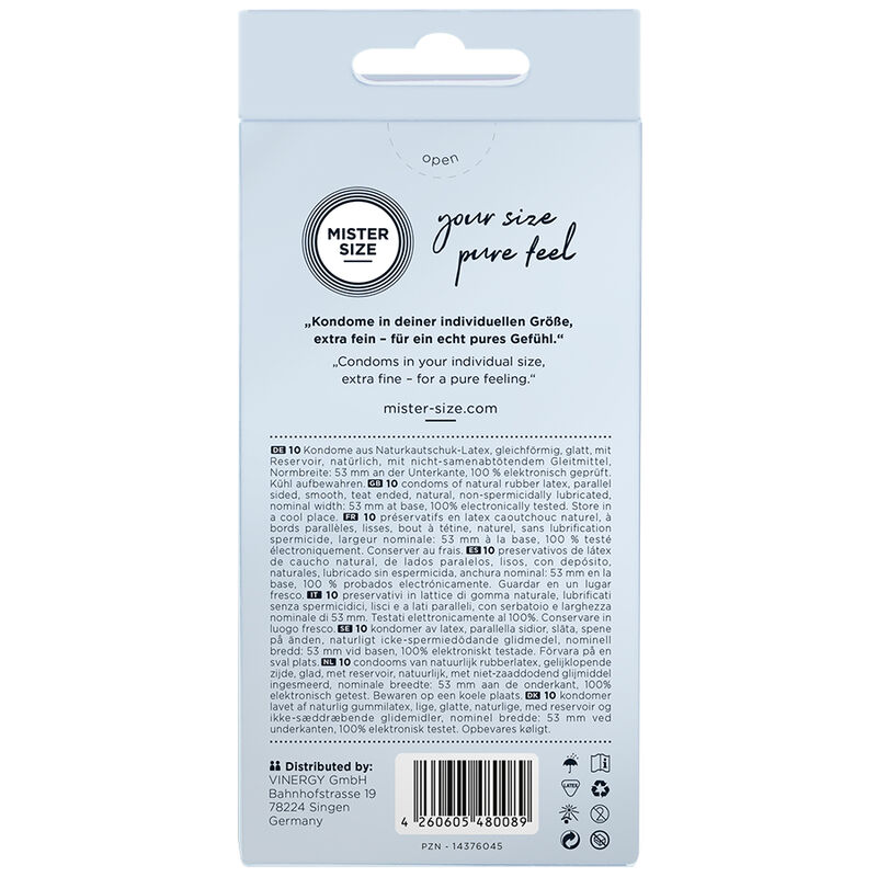 MISTER SIZE - PRESERVATIVO TAMANHO M 53 MM (10 UNIDADES) - Image 3