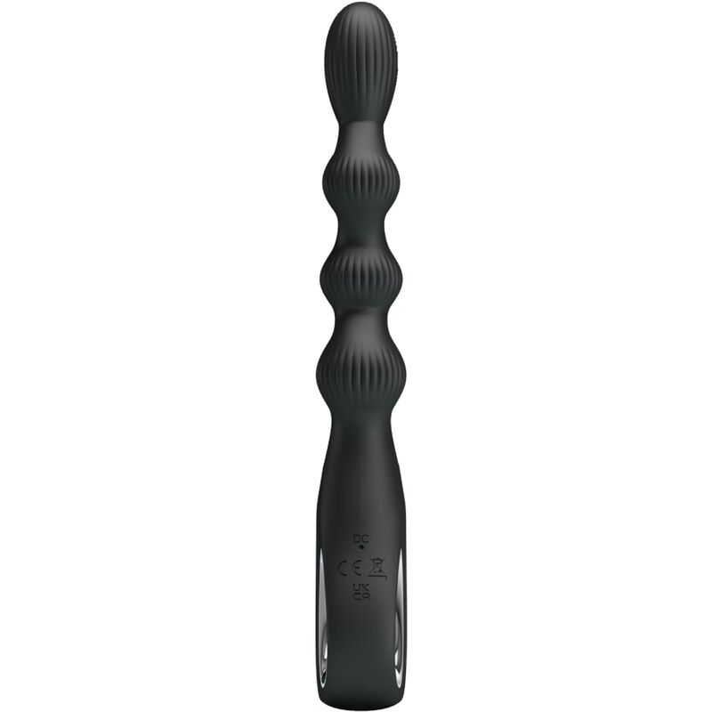 PRETTY LOVE - FEDERER VIBRADOR ANAL 12 VIBRAÇÕES PRETO - Image 2