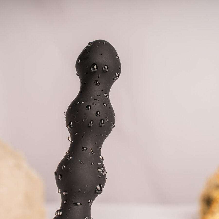 ROCKS-OFF - PETITE SENSATIONS PEARLS PLUG ANAL VIBRADOR PRETO - Image 3