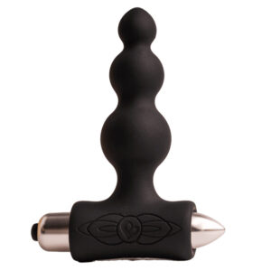 ROCKS-OFF - PETITE SENSATIONS BUBBLES PLUG ANAL VIBRADOR PRETO