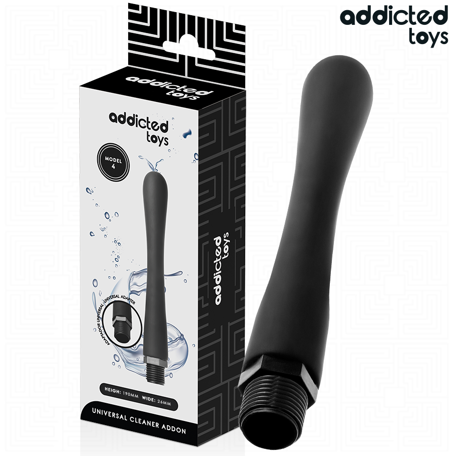 ADDICTED TOYS - LIMPADOR ANAL COM ADAPTADOR UNIVERSAL MODELO 4 - Image 2