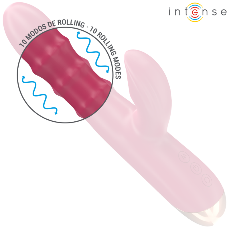 INTENSE - CHLOE VIBRADOR MULTIFUNCIONAL 3 EM 1 VERMELHO - Image 4