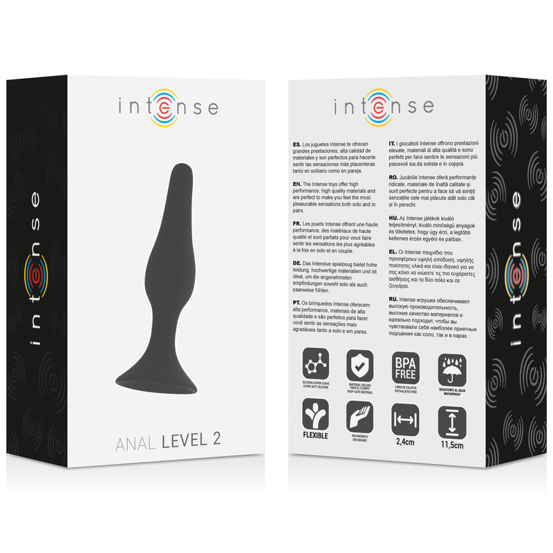 INTENSE - ANAL NÍVEL 2 11,5CM PRETO - Image 3