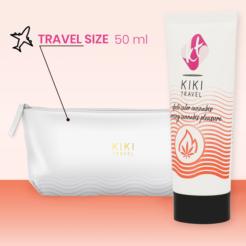 KIKÍ TRAVEL - CANNABIS LUBRIFICANTE DE EFEITO QUENTE 50 ML - Image 3