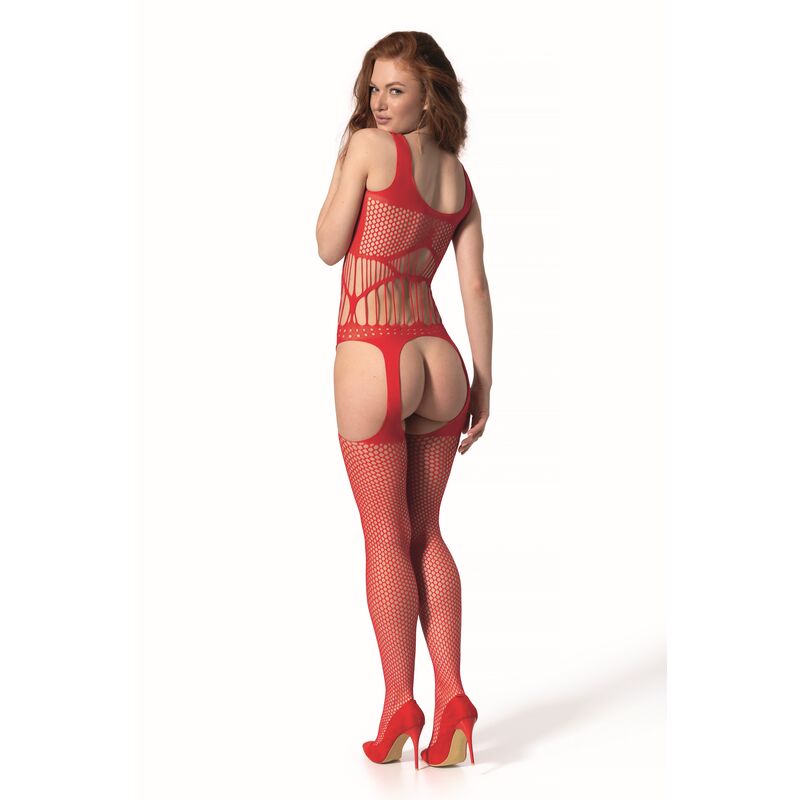 PASSION - BS 106 BODYSTOCKING VERMELHO TAMANHO ÚNICO - Image 2