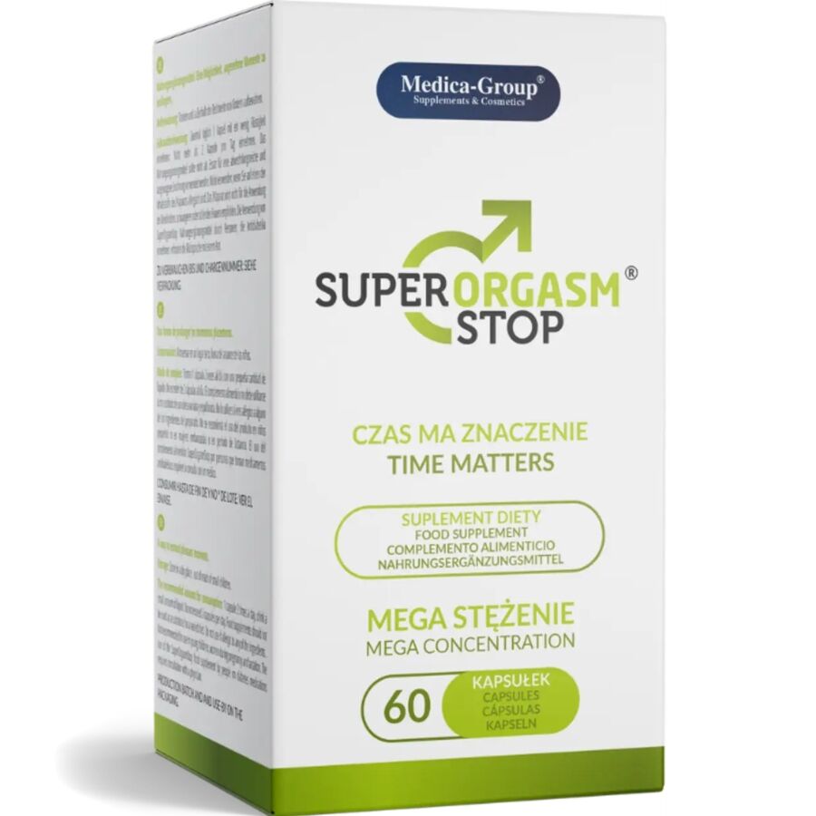 MEDICA GROUP - SUPER ORGASMO PARAR DE RETARDAR PARA HOMENS 60 CÁPSULAS - Image 2