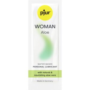 PJUR - WOMAN ALOE LUBRIFICANTE BASE DE GUA 2 ML