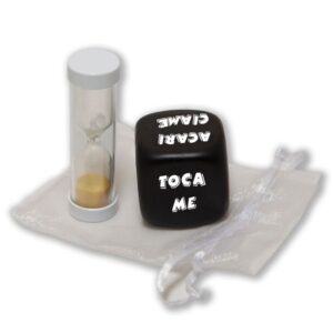 DIABLO PICANTE - JOGO DE DADOS DE AO COM AMPULHETA