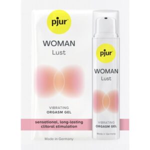 PJUR - GEL VIBRATÓRIO WOMAN LUST DOSE ÚNICA PARA ORGASMO 1,5 ML