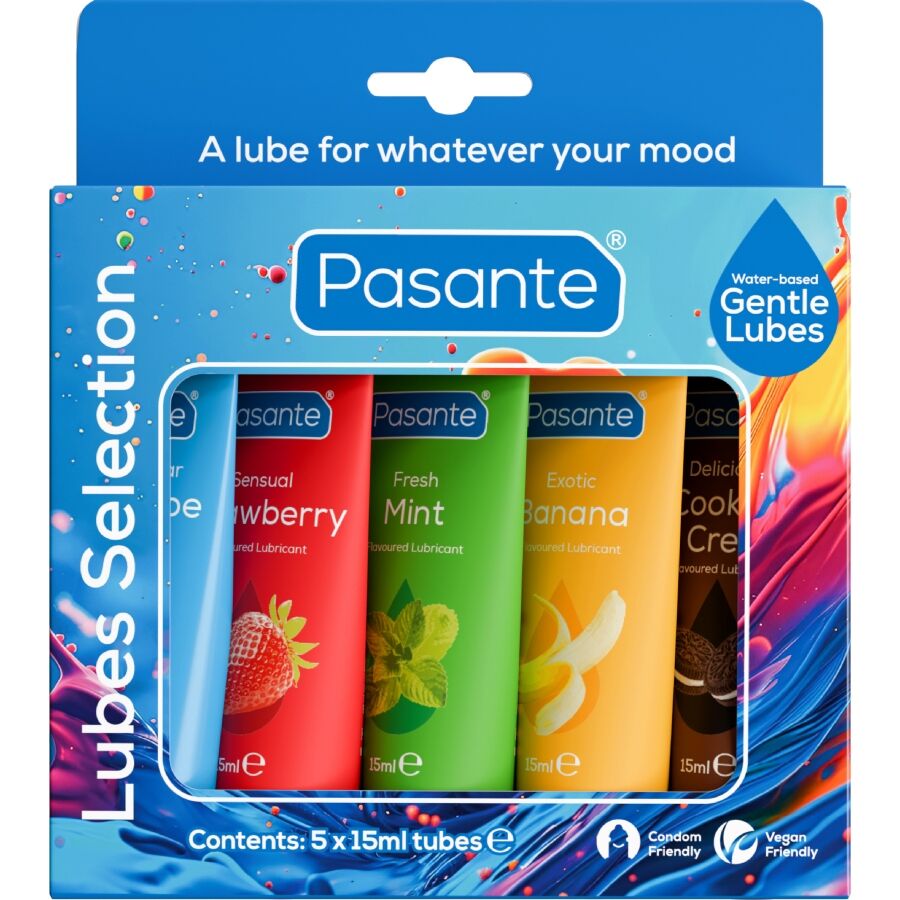 PASANTE - PACK LUBRIFICANTES SABORES SORTIDOS 5 UNIDADES X 15 ML - Image 2