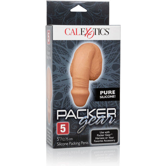 CALEXOTICS - EMBALAGEM DE SILICONE PÊNIS 12.75 CM CARAMELO - Image 3