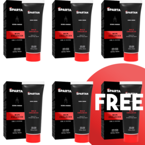 SPARTAN - GEL DE ERECÇÃO-ORGASMO-DURACION DE PAREJA 100% VEGANO 5+1 GRATIS