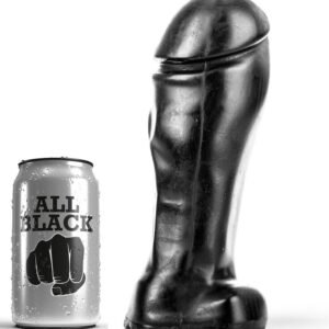 ALL BLACK - DONG 22 CM DE DEDO LARGO