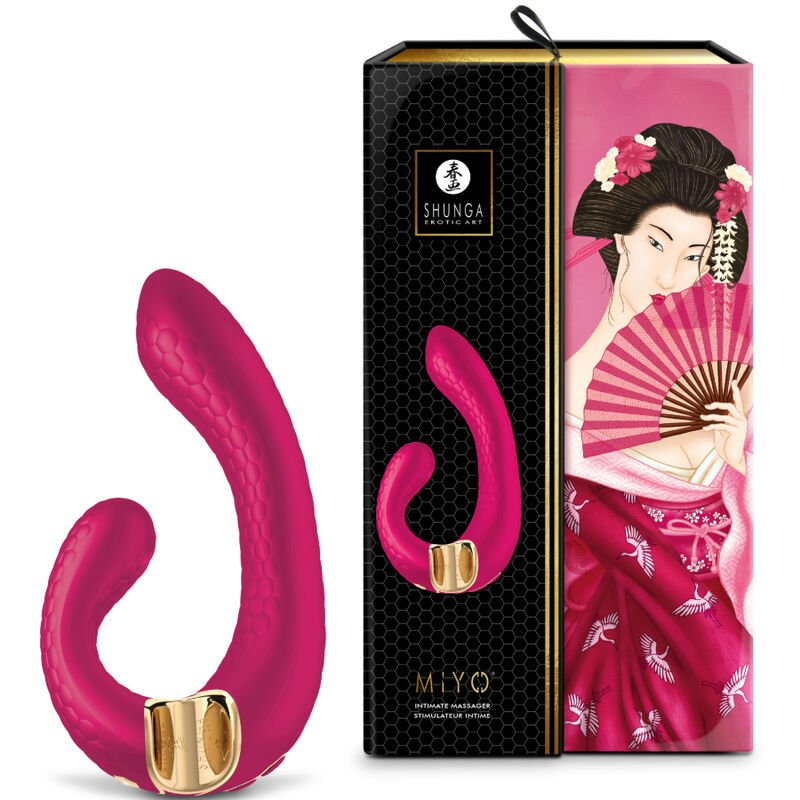 SHUNGA - MIYO MASSAGER ÍNTIMO FÚCSIA - Image 3