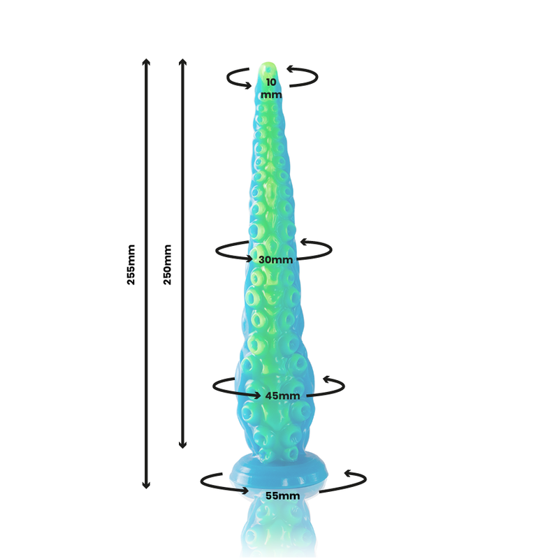 EPIC - SCYLLA FLUORESCENTE TENTCULO FINO DILDO TAMANHO PEQUENO - Image 2