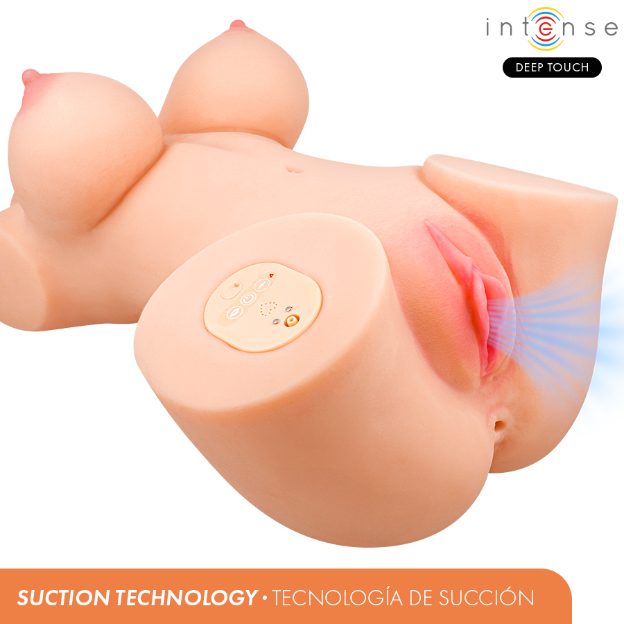 INTENSE DEEP TOUCH - VERO TORSO, VAGINA COM SUCÇÃO, CALOR, VIBRAÇÃO E EFEITOS DE VOZ COM CONTROLE REMOTO 5,5 KG - Image 2