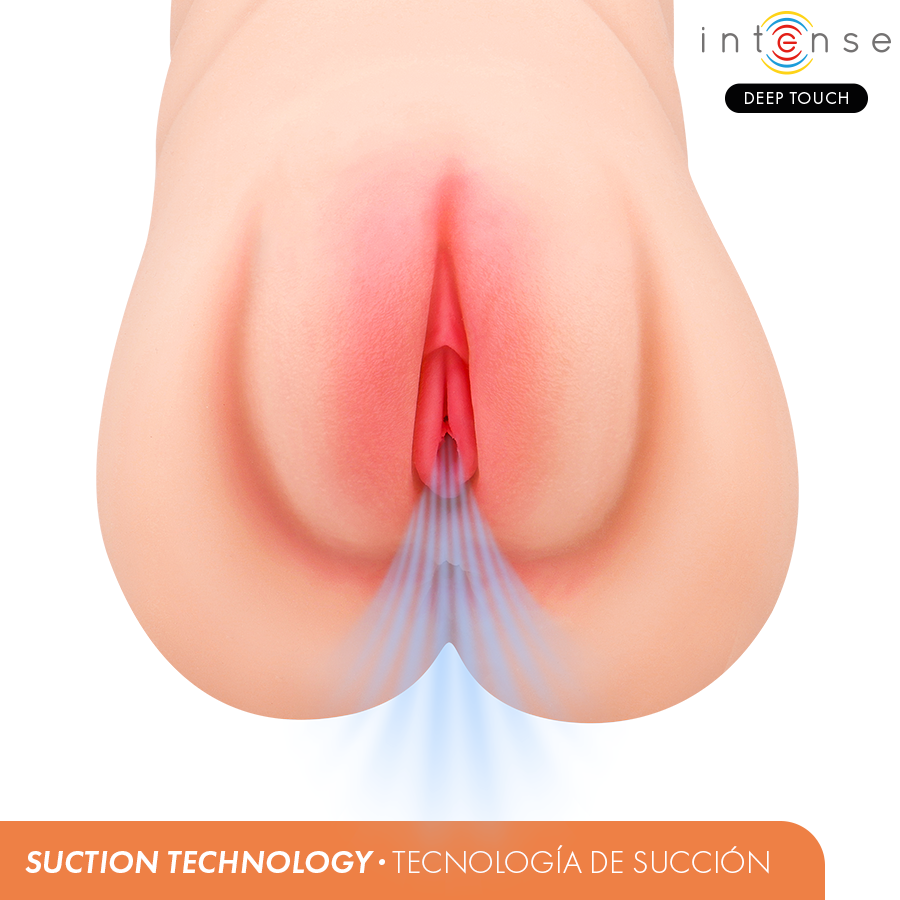 INTENSE DEEP TOUCH - MASTURBADOR VAGINAL KRISTA COM SUCÇÃO, VIBRAÇÃO E EFEITOS SONOROS - 1,2 KG - Image 2