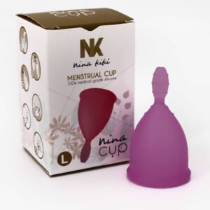 NINA KIKÍ - COPO MENSTRUAL ROXO TAMANHO L 6 + 1 GRTIS
