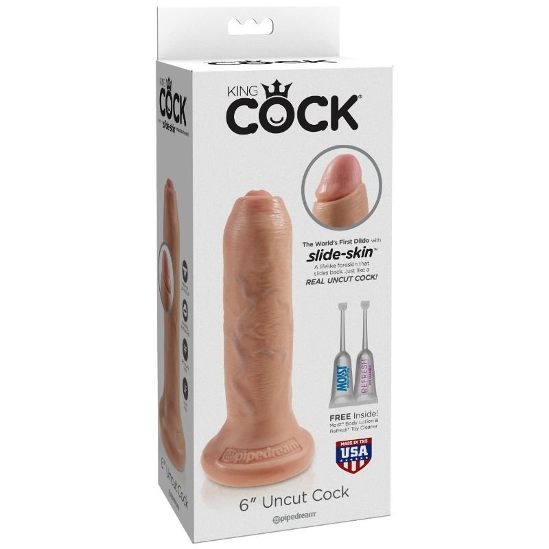KING COCK - DILDO REALÍSTICO CARNE SEM CORTES 15 CM - Image 3