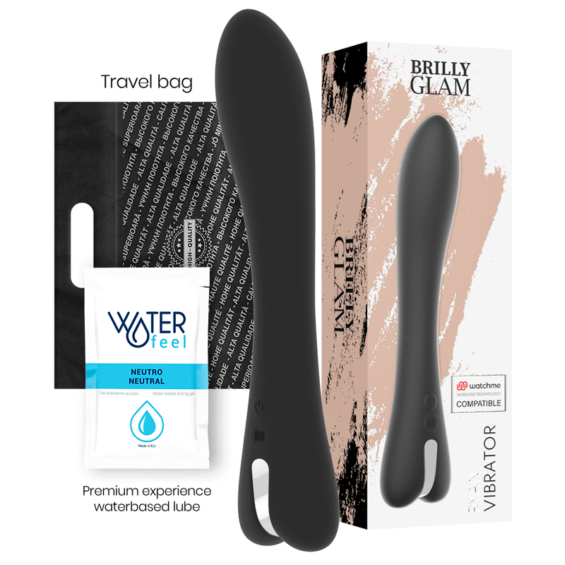 BRILLY GLAM - RYAN VIBRADOR + CONTROLO REMOTO WATCHME - Image 2
