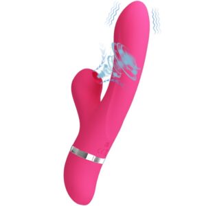 PRETTY LOVE - VIBRADOR E SUCÇÃO WILLOW RABBIT