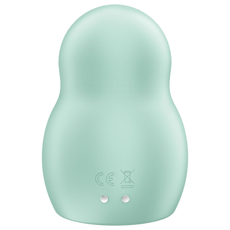 SATISFYER - PRO TO GO 1 ESTIMULADOR E VIBRADOR DE PULSO DE AR DUPLO VERDE - Image 3