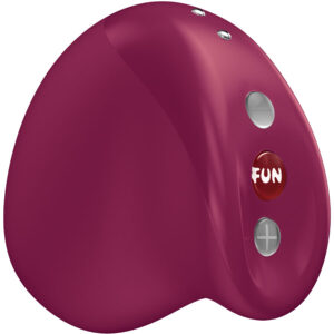 FUN FACTORY - VIBRADOR MEA AIR PULSE VERMELHO VINHO