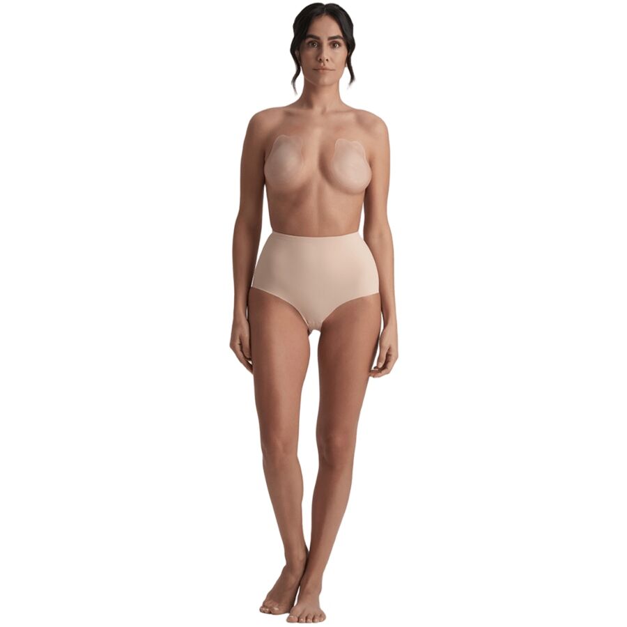 BYE-BRA - RABBIT COPAS DE SILICONA BEIGE TALLA XL - Image 3