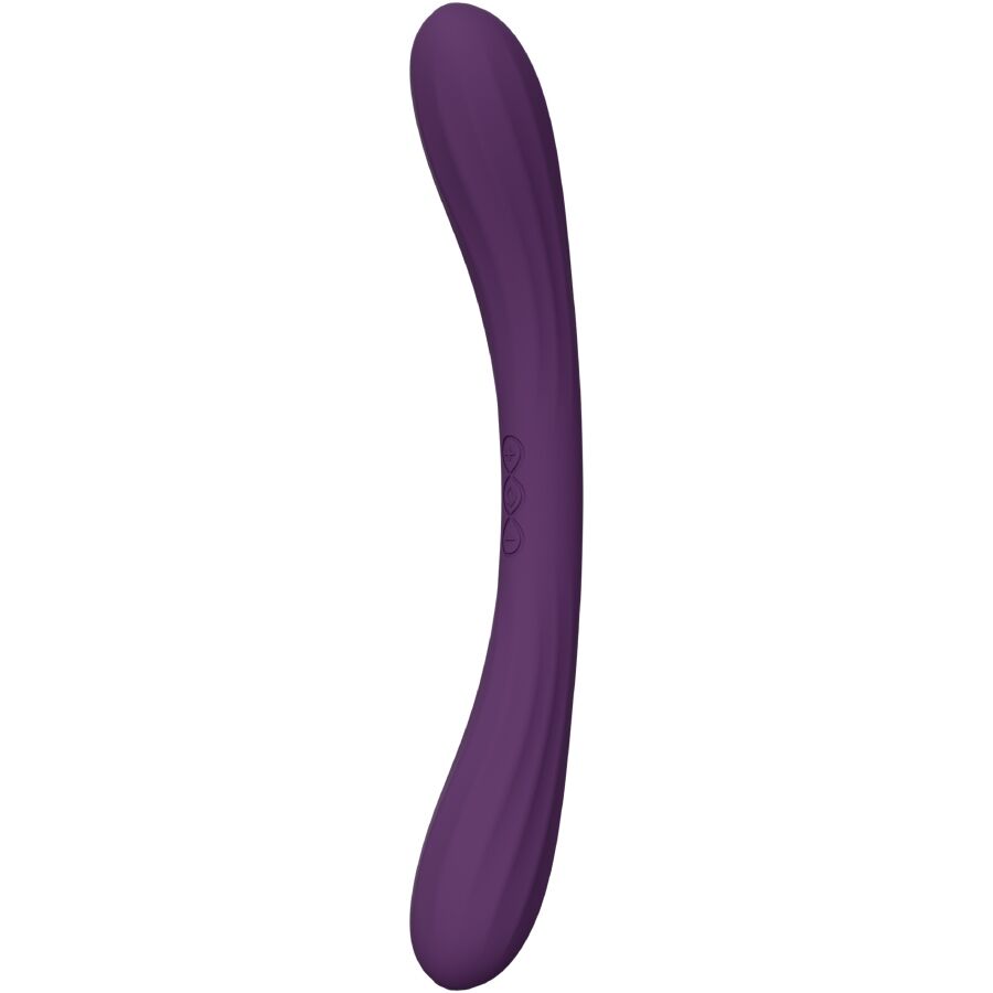 LELO - BOOMERANG VIBRADOR DE DUAS PONTAS ROXO - Image 2