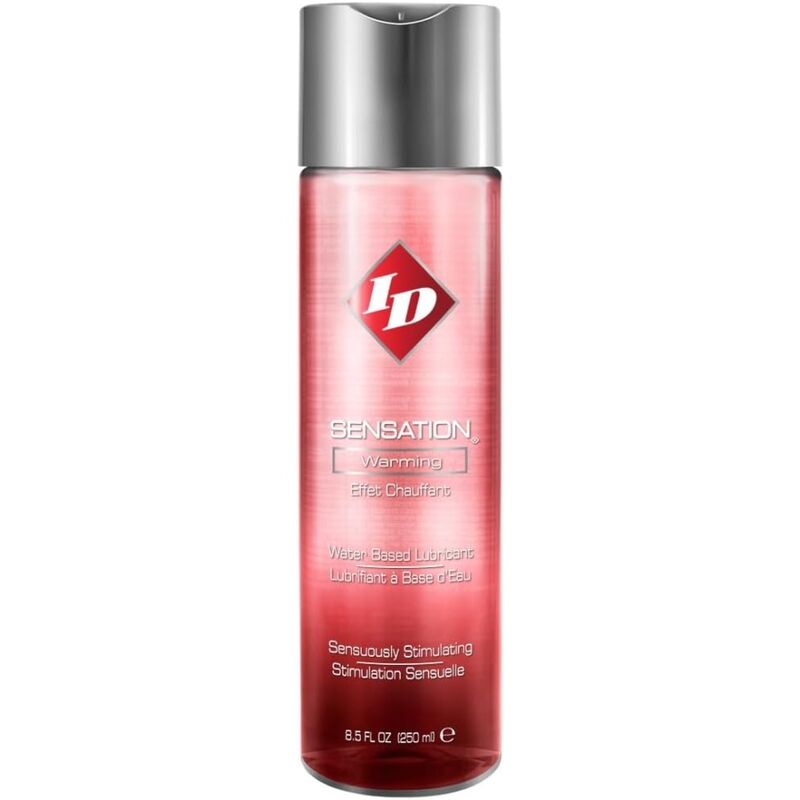 ID SENSATION - LUBRIFICANTE BASE DE GUA COM EFEITO CALOR 250 ML
