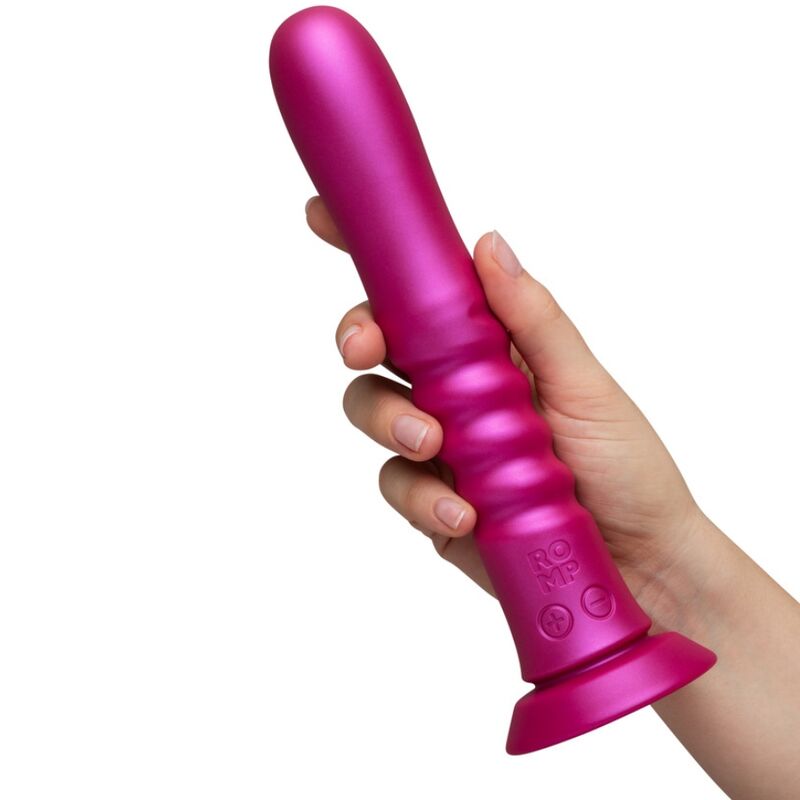 ROMP - JIGGLE VIBRADOR COM MOVIMENTOS PARA CIMA E PARA BAIXO COM VENTOSA ROSA - Image 3