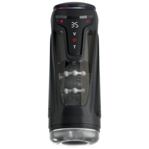 PDX ELITE - MOTO-BATOR PRO MASTURBADOR AUTOMÁTICO COM VIBRAÇÃO E AQUECIMENTO 26,5 CM
