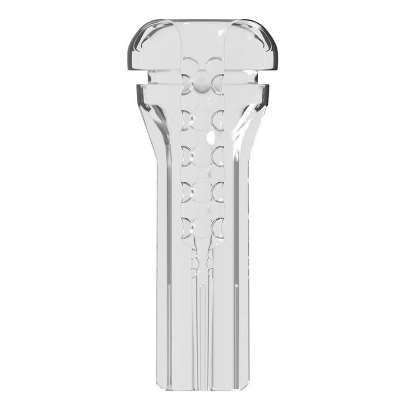 PDX ELITE - VIEWTUBE PLUS STROKER TRANSPARENTE COM ADERÊNCIA FÁCIL E VERSÁTIL 21 CM - Image 2