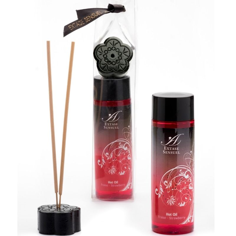 EXTASE SENSUAL - ÓLEO ESTIMULANTE DE CALOR DE MORANGO 100 ML - Image 2