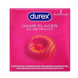 DUREX - PLACADOR DAME 3 UNIDADES