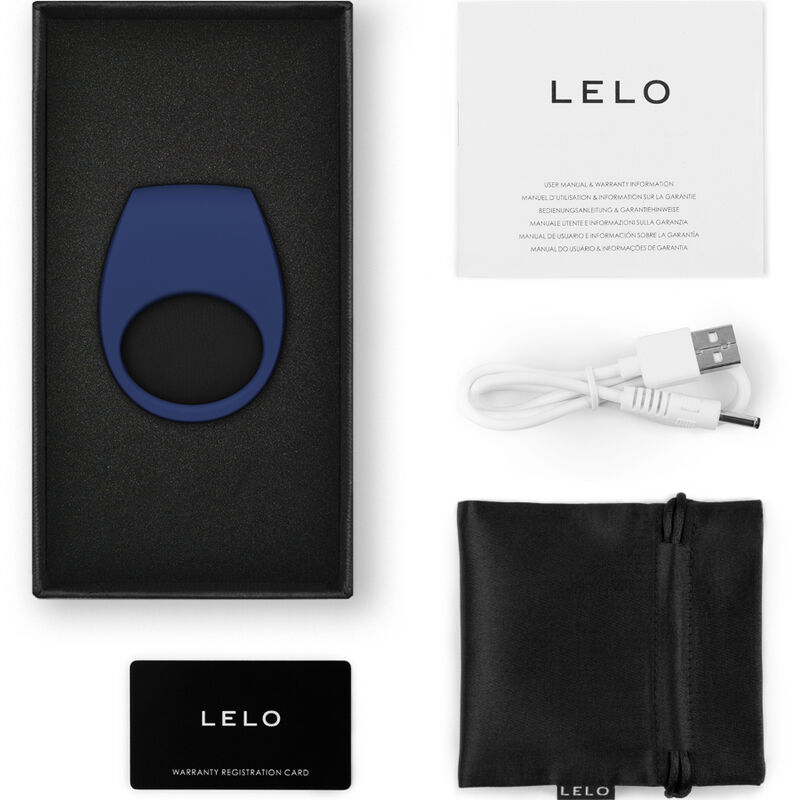LELO - ANEL VIBRADOR TOR 3 AZUL - Image 3