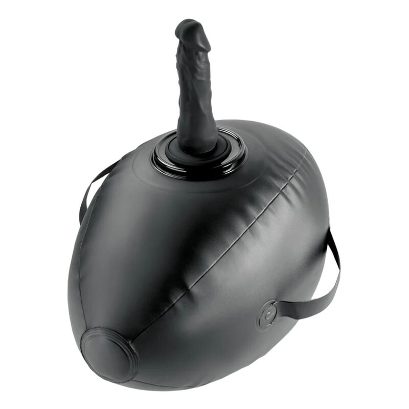 FETISH FANTASY SERIES - BODY DOCK BOLA DE AMOR INFLÁVEL COM DILDO PRETA 41,9 CM - Image 2