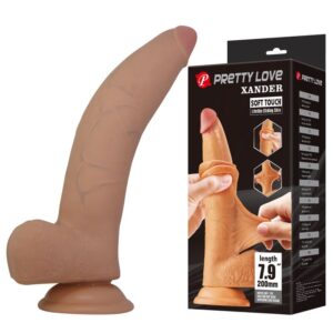 PRETTY LOVE - XANDER DILDO REALISTA 20 CM Ø 5 CM NATURAL