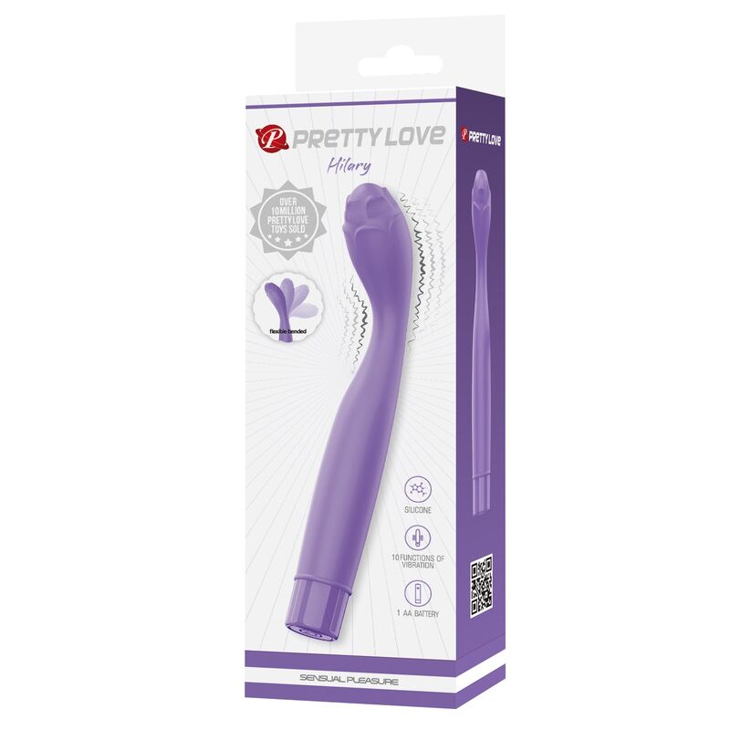 PRETTY LOVE - VIBRADOR HENRY FLEXÍVEL PARA PONTO G ROXO - Image 3