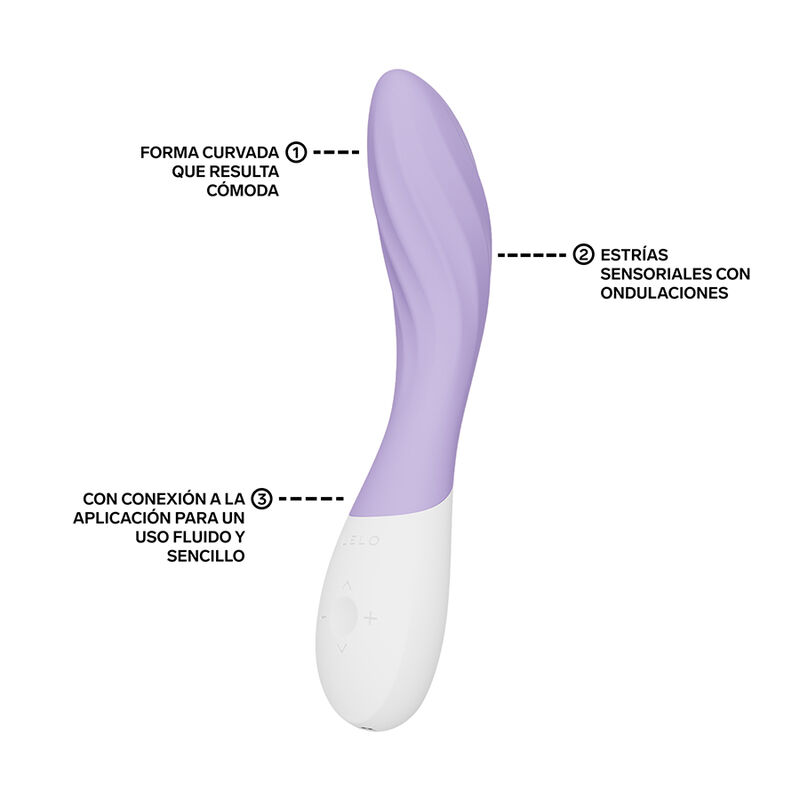 LELO - MONA TWIST VIBRADOR DE PONTO G RECARREGÁVEL COM CONTROLE POR APLICATIVO LAVANDA - Image 3