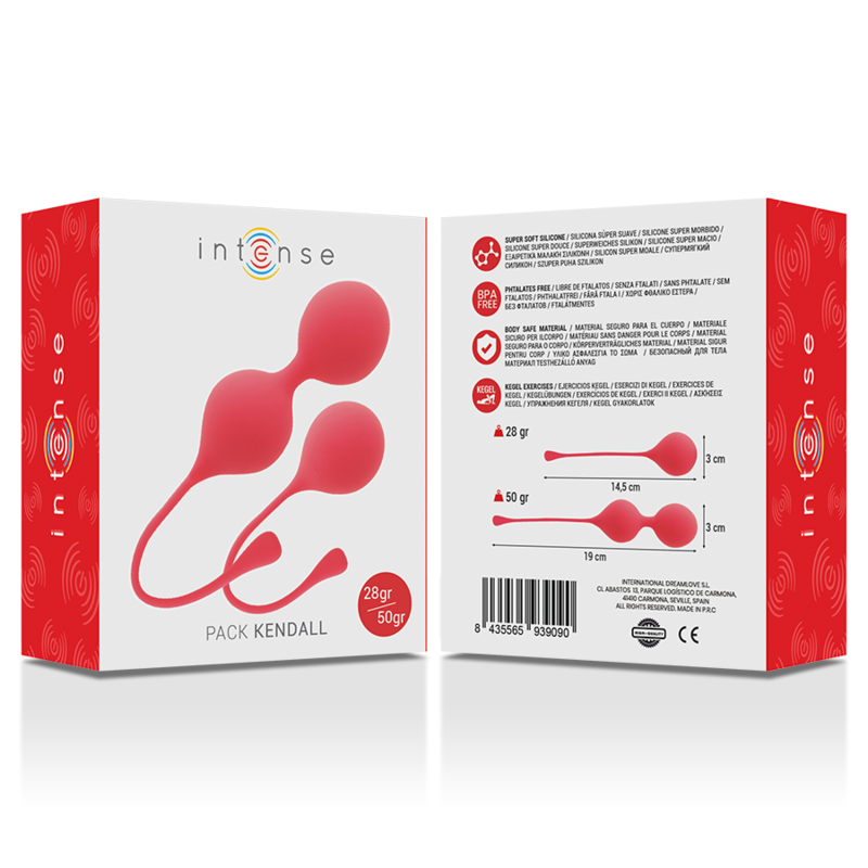 INTENSE - PACK BOLAS KEGEL KENDALL VERMELHO - Image 2