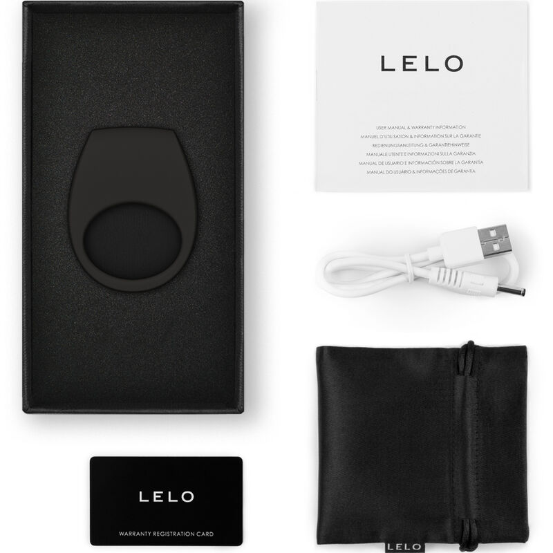 LELO - ANEL VIBRADOR PRETO TOR 3 - Image 3