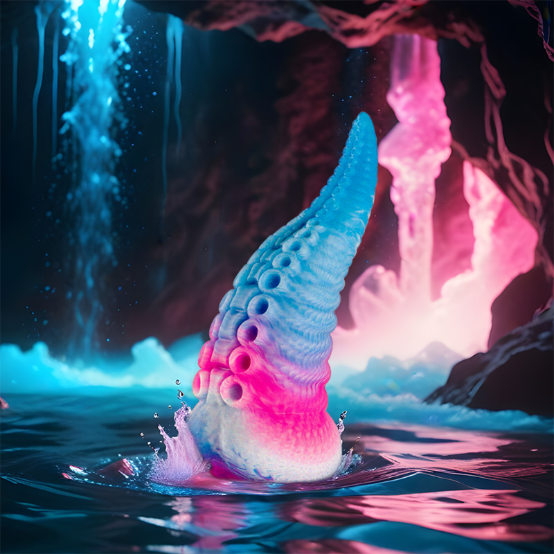 EPIC - PHORCYS DILDO COM TENTÁCULOS AZUIS TAMANHO GRANDE - Image 3
