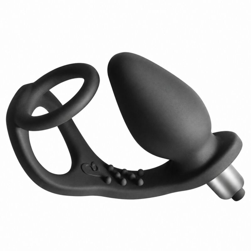 ROCKS-OFF - VIBRADOR DE PRÓSTATA RO-ZEN COM ANEL DUPLO E 7 VELOCIDADES - PRETO ÔNIX - Image 3